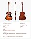 VEVOR Dreadnought Akustik Gitarre, 1016 mm, Akustische Gitarre Set mit Gigbag, Stimmgerät, Gurt, Stahlsaiten, Plektren, Kapodaster, Palisandergriffbrett, für Erwachsene, Sunburst