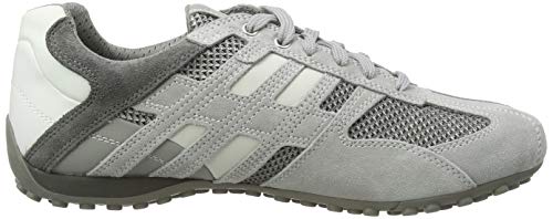 Geox Uomo Snake E, Sneakers Uomo, Grigio (Lt