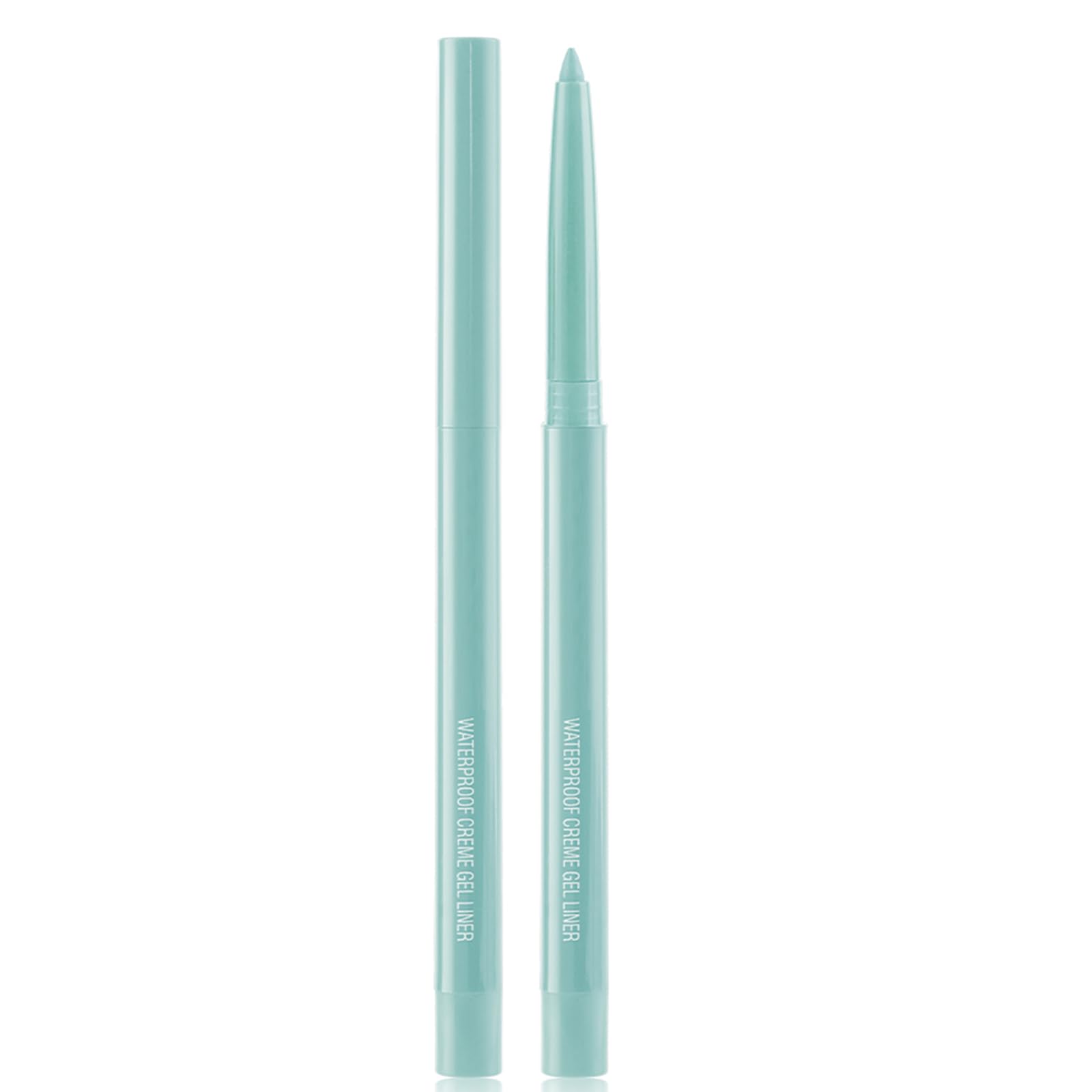 DekRion Eyeliner Pencil, Waterproof Eyeliner Long-lasting, Cyan-Eyeliner, High-Pigmented Colorful Eyeliners Easy To Use Eyeliner Pen for Women