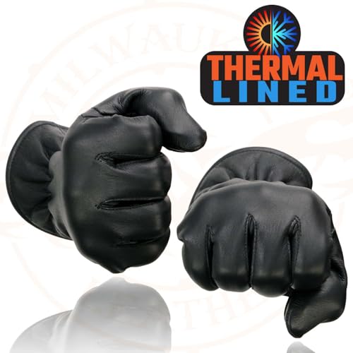 Image of Milwaukee Leather Women's Leather Lightweight Motorcycle Lined Driving Hand Gloves - X-Small