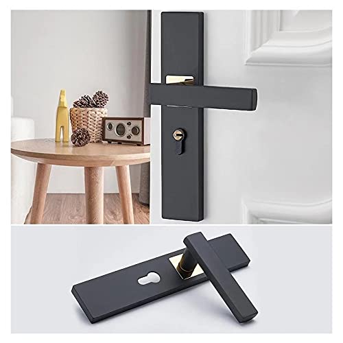 Serrure de porte interieur chambre Argento poignee bois - 4