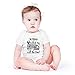 AW Fashions I'm Proof That My Daddy Doesn't Hunt All The Time Baby Bodysuit Funny Cute Newborn Clothing (Newborn, White)