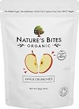 Nature’s Bites Organic Apple Crunchies 38 g – Crunchy Dried Fruit Snack | Low Calorie Snacks, 100% Apple, No Added Sugar | Vegan, Gluten Free, Healthy Snacks for Kids & Adults