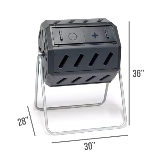 Dual-Chamber Tumbling Composter