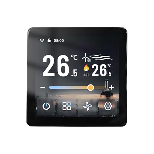 CHEOTIME Smart Thermostat, 4-Inch IPS Touchscreen Controller, Multi Zone VRF VAR System for Central Air Conditioning Residential and Commercial HVAC