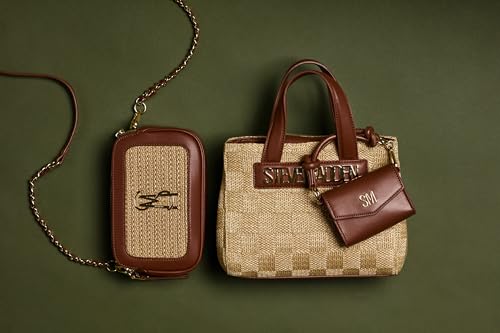 Image of Steve Madden Women's Steve Madden Flores Raffia Mini Tote