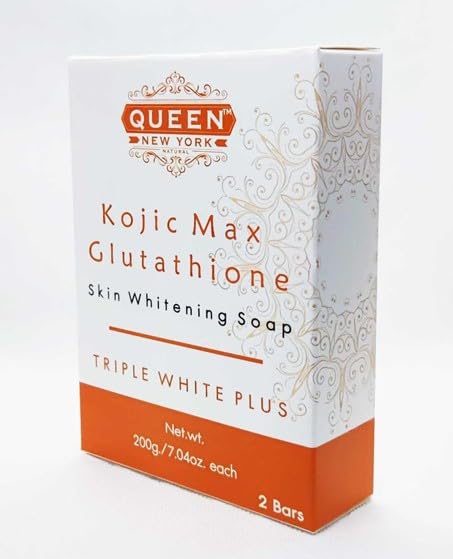 glutathione skin lightening nyc QUEEN NATURAL NEW YORK QUEEN KOJIC MAX & Natural Renewal Whipp Soap Mk-677 for Skin Healing
