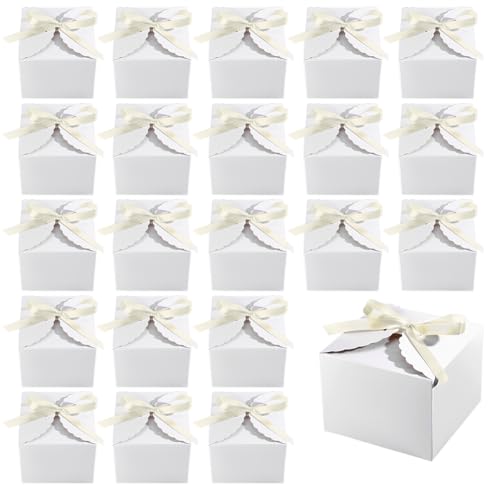 Boîtes en papier élégantes avec ruban PH PandaHall pour cadeaux de Saint-Valentin