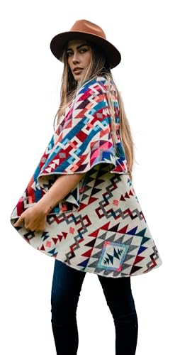 Ponchos for Women – Alpaca Wool Blend, Elegant Shawls for Women, Lightweight Yet Warm Poncho Sweater, Easy Care