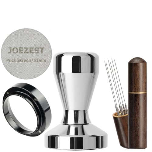 51mm Espresso Tamper Espresso Accessories Kit: Espresso Tamper Set, Coffee Tamper Espresso Tools...