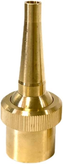 1/2"-4" Universal Jetting Fountain Nozzle Brass Stainless Steel Fountain Heads Pool Pond Landscape Fountain Equipment Fountain Spray Nozzle (Brass 3")