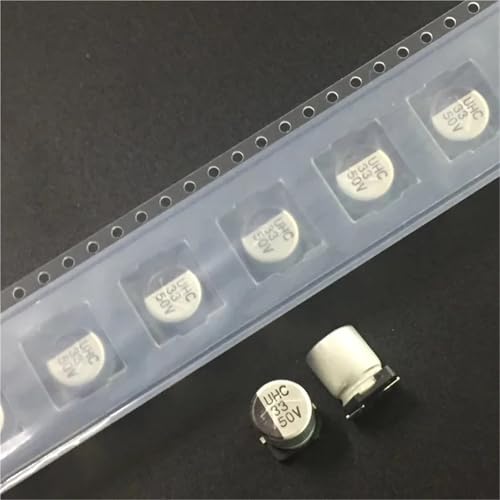 Condensateur électrolytique aluminium CMS 8x10mm 50V haute tolérance thermique