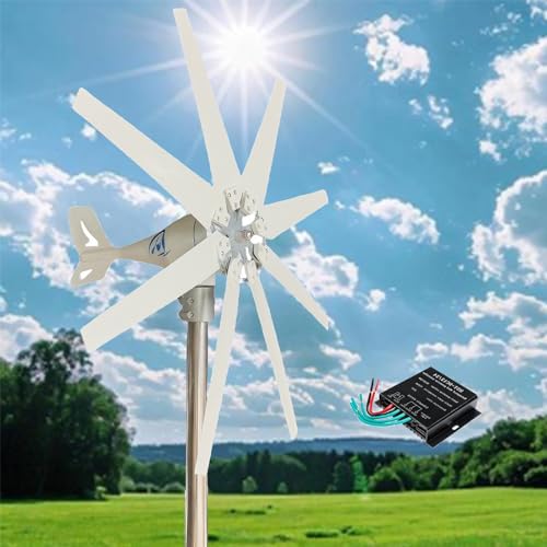 Generador de energía eólica de 14000W para solucionar apagones en viviendas rurales
