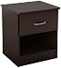 South Shore Libra 1-Drawer Nightstand, Chocolate