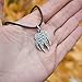Viking Wolf Claw Necklace 925 Sterling Silver - Celtic Wolf Paw Print Pendant Charm - Norse Nordic Jewelry for Men Women - Animal Totem - Ancient Pagan Protection Amulet - Handmade