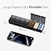 Barhon Pill Organizer Large, Weekly Medicine Pill Organizers, 7 Day Pills Box Case Travel for Big Vitamin Supplements Fish Oil, Black