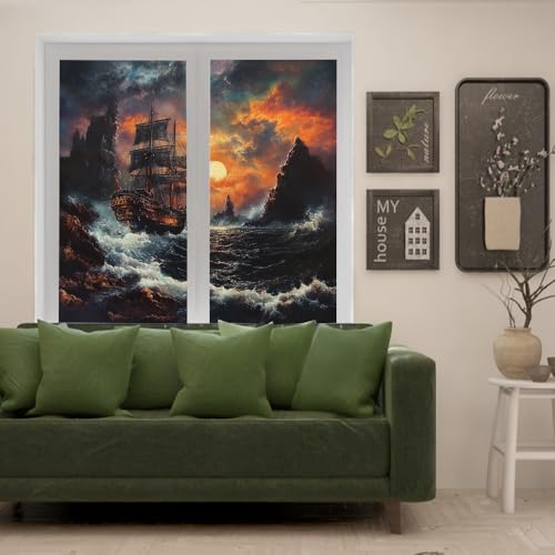 Vinilo decorativo para ventana 2 piezas 27.6 x 47.2 pulgadas miniatura 7
