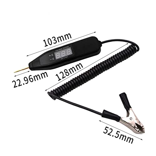 Testador de tensão 5-32V LCD display digital Testador de circuito elétrico Voltagem Power Test Pen P
