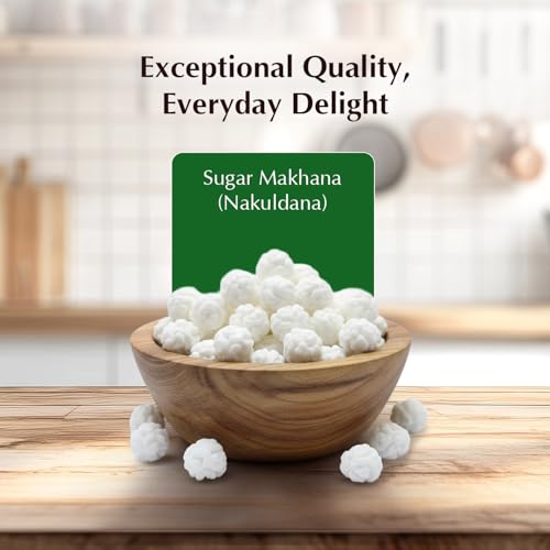 Image of Amazon Brand - Vedaka Sugar Makhana (Nakuldana) 100 g
