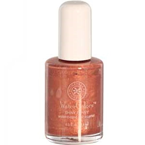 Honeybee Gardens Watercolors Odorless Non-Toxic Gluten Free Long Lasting Nail Enamel, Shiny Penny, 0.5 oz