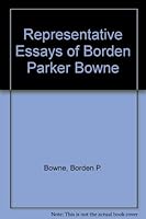 Representative Essays of Borden Parker Bowne 0866100660 Book Cover