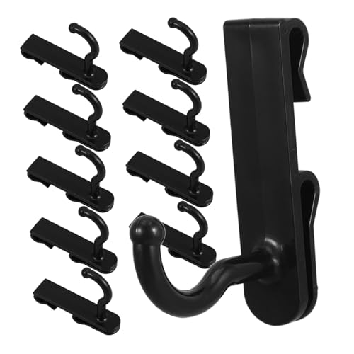 STOBAZA 24pcs Heavy Duty Plastic Pegboard Hooks Organize Your Space Grid Design Wall-Friendly Installation for Kitchen Garage Office