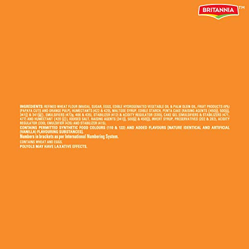 Image of Britannia Gobbles Cake Orange Bites,50g