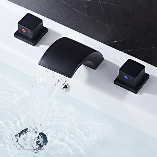 Mélangeur lavabo cascade anti-éclaboussures LWX : fini les fuites avec le double levier 3 trous
