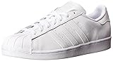 adidas Originals Women's Superstar W Fashion Sneaker, White/White/White, 8.5 M US
