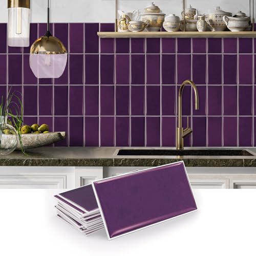 VICCI 16Pcs Backsplash Tiles Peel and Stick for Kitchen Bathroom