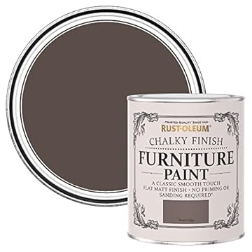 Rust-Oleum Brown Upcycled Furniture Paint in Chalky Finish - River's Edge 750ml