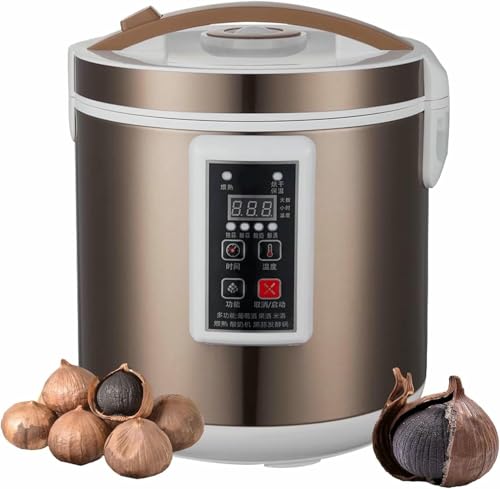 Máquina fermentadora, olla inteligente automática de 7,5 L con control de 90 W para una rápida fermentación de yogur, ajo negro, vino de arroz dulce y kimchi