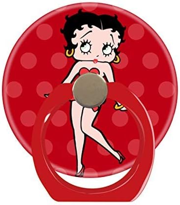 LoveStand-Cell Phone Ring Holder 360 Degree Finger Ring Stand for Smartphone Tablet and Car Mount-Betty in Red Dress