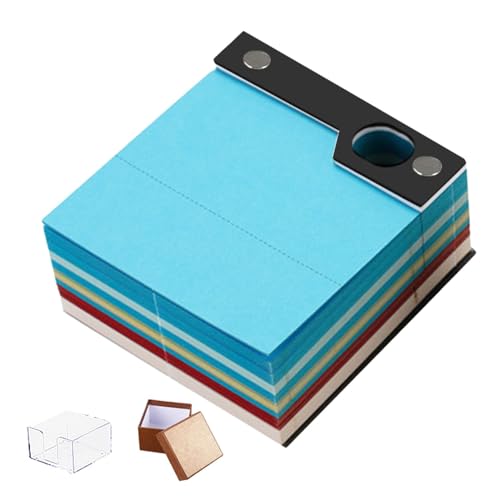 Bloc-notes d'art en papier sculpté fait main avec un porte-stylo élégant pour bureau