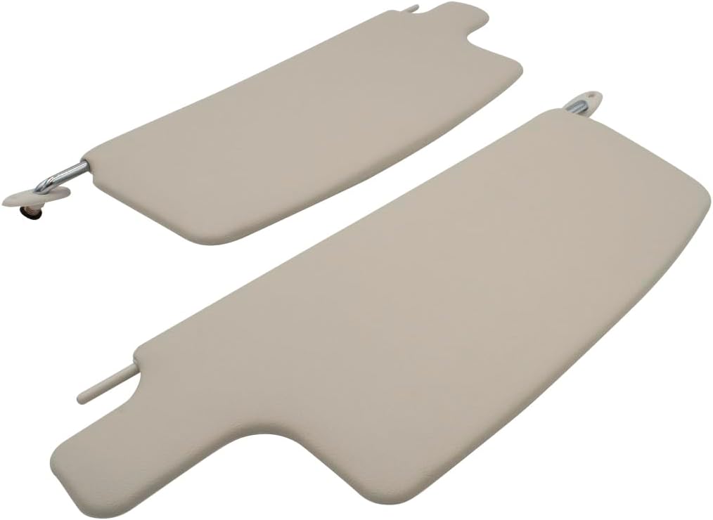 Empi Sun Visors, Fits Beetle 65-77 & Convertable 73-79, Ivory, Compatible with Dune Buggy