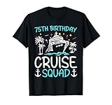 Photo Gallery 75° compleanno cruise squad regali 2025 partito di corrispondenza famiglia maglietta Photo Gallery 75° compleanno cruise squad regali 2025 partito di corrispondenza famiglia maglietta