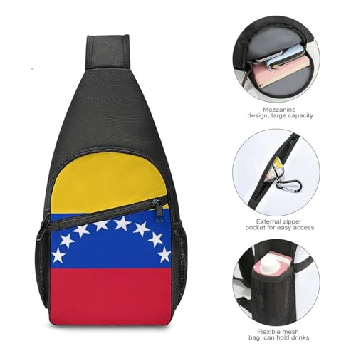 Mochila tipo bandolera deportiva para hombre y mujer miniatura 5