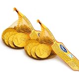 Gunz Only Monete d'oro Monete d'oro di cioccolato Materiale per il lancio di carnevale 2 x 85 g