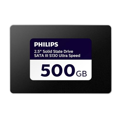 PHILIPS Internal SSD 2.5 inch SATA III 500 GB S130 Ultra Speed, Read Speed up to 550 MB/s - Image 3