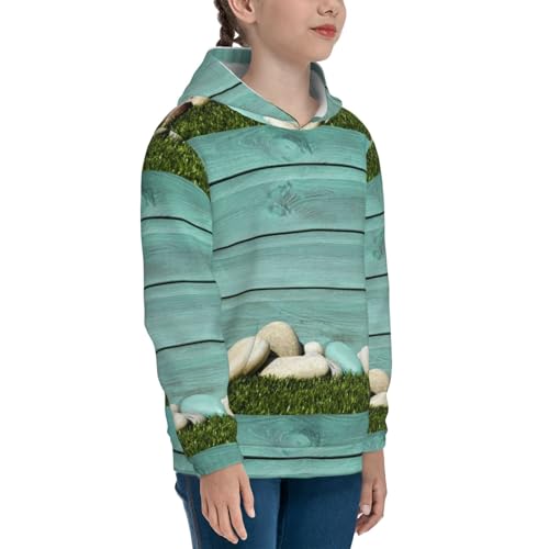 Wood Grain Kids Pullover Hoodies Boys Sweatshirts Girls Athletic Clothes with Pocket3