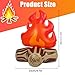 Inflatable Fake Campfire for Stage Props Bonfire Party Decor Campfire Party Decorations Artificial Flame for Indoor Camping Overnight and Scene Setting