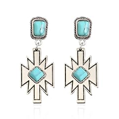 A3:turquoise western earrings