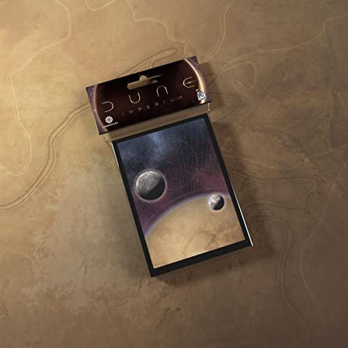 Protège-cartes Dune Imperium DIREWO Arrakis de 75 manches premium
