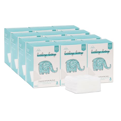 ADA Confort | Pack Ahorro de Toallitas Secas para Bebés | Tejido No Tejido de Viscosa, Hipoalergénicas y Desechables | Sin Látex ni Perfume, Uso Clínico y Diario | Niño