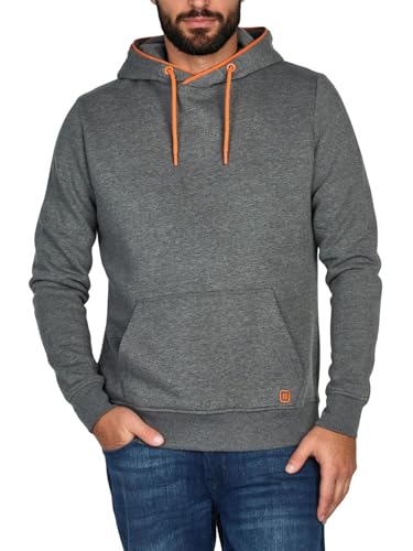 riverso Hoodie Herren Regular Fit RIVSandro Kapuzenpullover Pullover Grau...