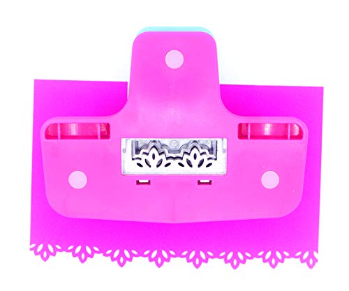 Kucaa Handmade Scrapbooking Edge Puncher Fancy Border Punch Lotus Flower Design Diy Paper Cutter (Lotus Flower) #TOP4