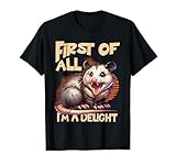 Funny Wildlife Delightfully Sarcastic Opossum Fan