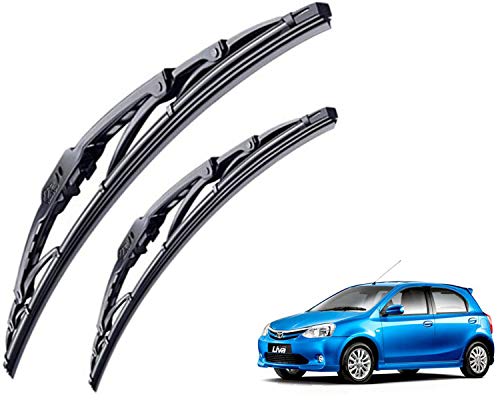 Image of WolkomHome High Performance OE Car Wiper Blade Replacement set of 2 Pc Right 26 inch for Toyota Etios Liva