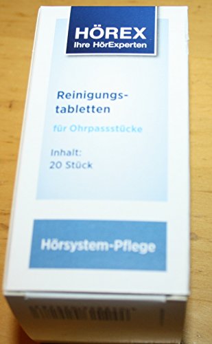 Desifizierende Reinigungstabletten für HdO-Ohrstücke 2 * 20 Stück Cover