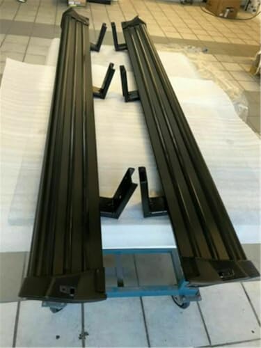2Pzs Estribos Laterales Negros para Mercedes W463 G Class miniatura 3
